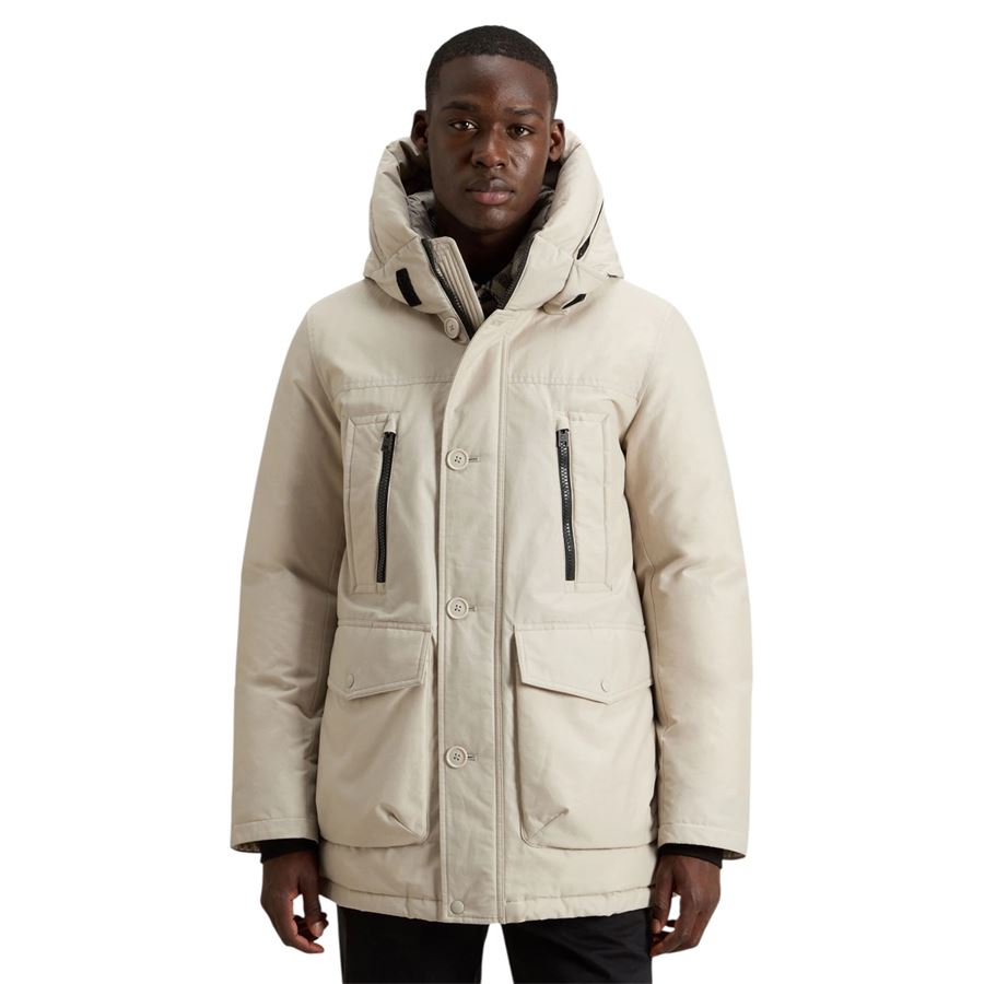 Arctic Parka Evolution in Ramar Cloth giubbetto da uomo Woolrich | CFWOOU0866DOV